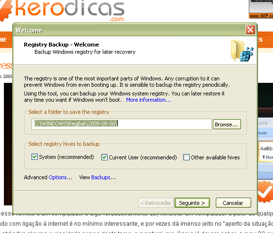 registry-backup-kerodicas