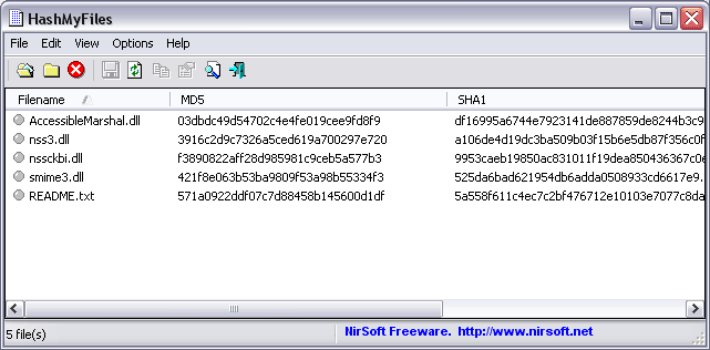 hashmyfiles hashmyfiles
