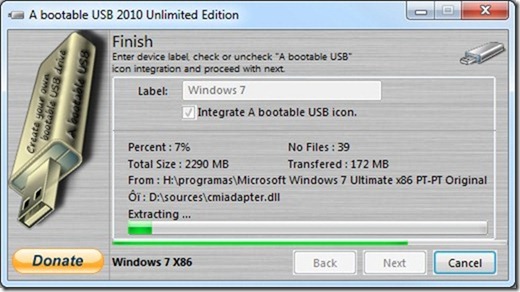 A Bootable USB Inicio