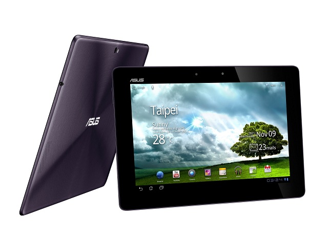 ASUS Eee Pad Transformer Prime front Amethyst Gray