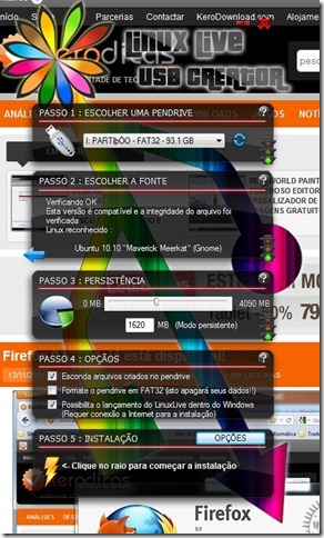 Linux Live USB Creator Pronto