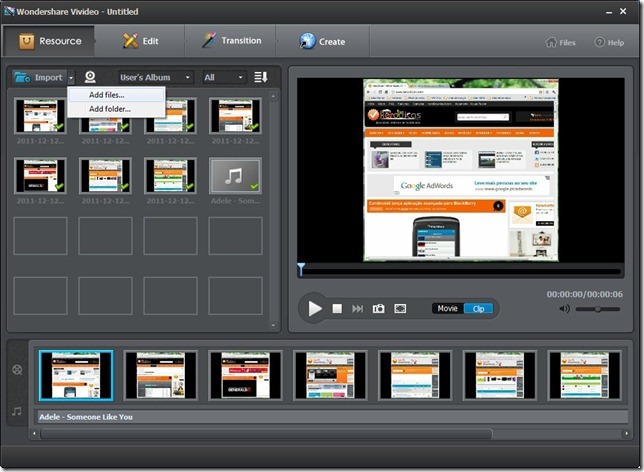 Wondershare Vivideo Resource
