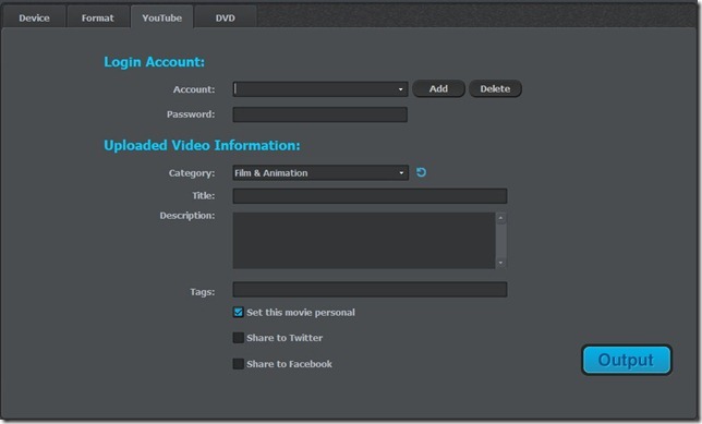 Wondershare Vivideo YouTube