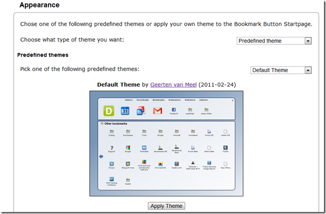 Bookmark Buttons StartPage_KD_02